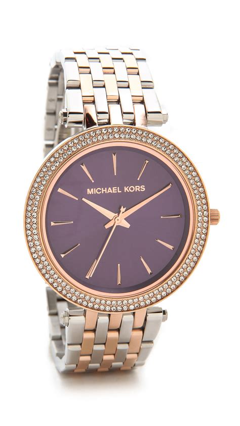 michael kors purple watch women& 39|Michael Kors Watch 251501.